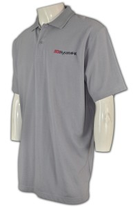 P422  polo衫團體制服訂造 短袖polo恤 polo shirt供應商 polo shirt製造商     中灰色